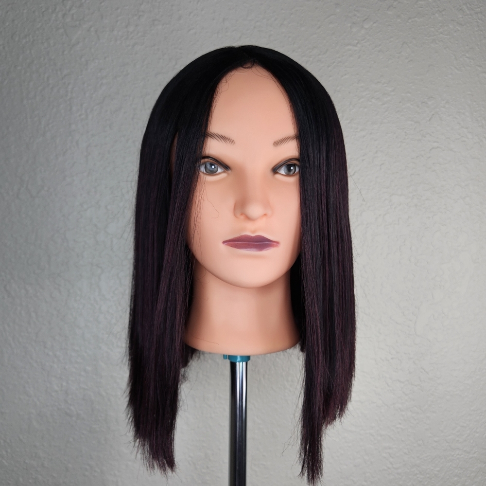 Milky Way EQUAL WIG Human hair Ursula black color the luxury integration